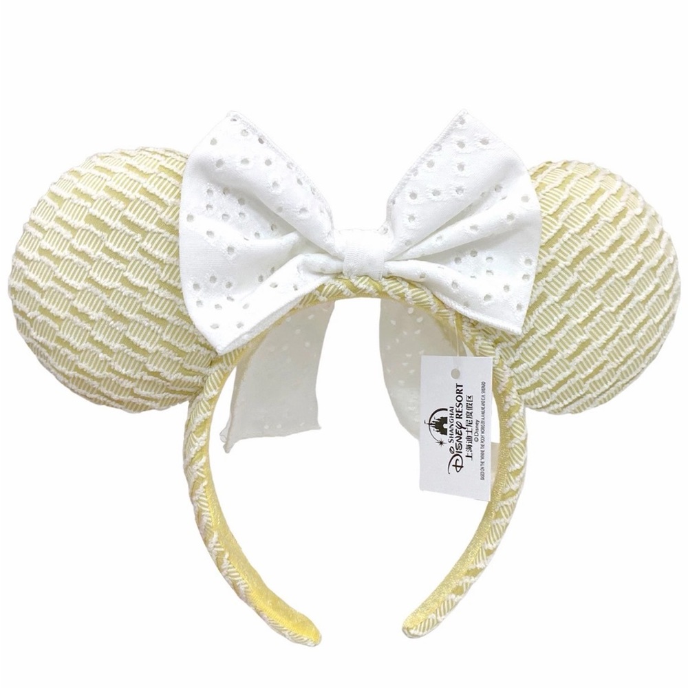 New Disney Parks Tokyo Summer Minnie Ears Yellow Headband